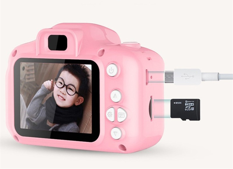 Childrens Camera Mini Video Smart Shooting Childrens Digital Camera Sports Toy Gift Smart Shooting Toy and Memory Card 8GB/32GB - Images 8