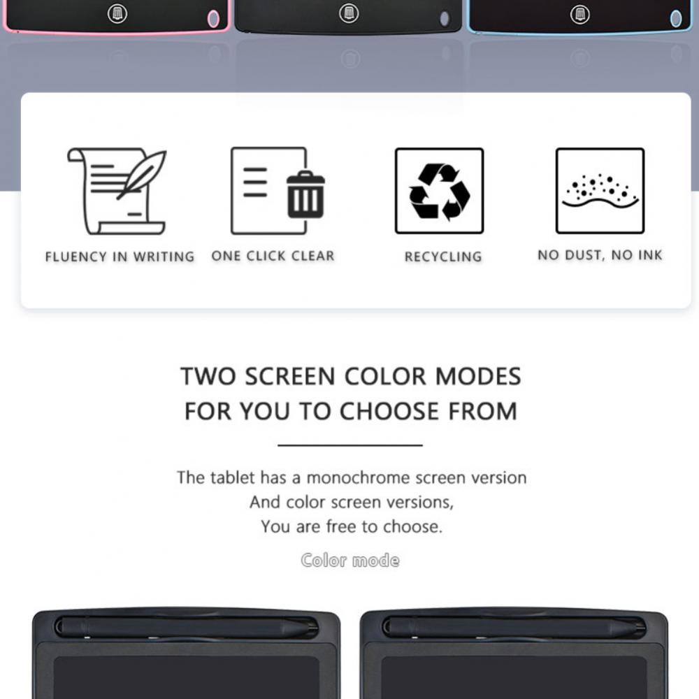 Children's Drawing Toys 8.5/10/12 Inch LCD Handwriting Tablet Birthday Gift Smart Blackboard Writing Tablet Kids Birthday Gift - Images 10