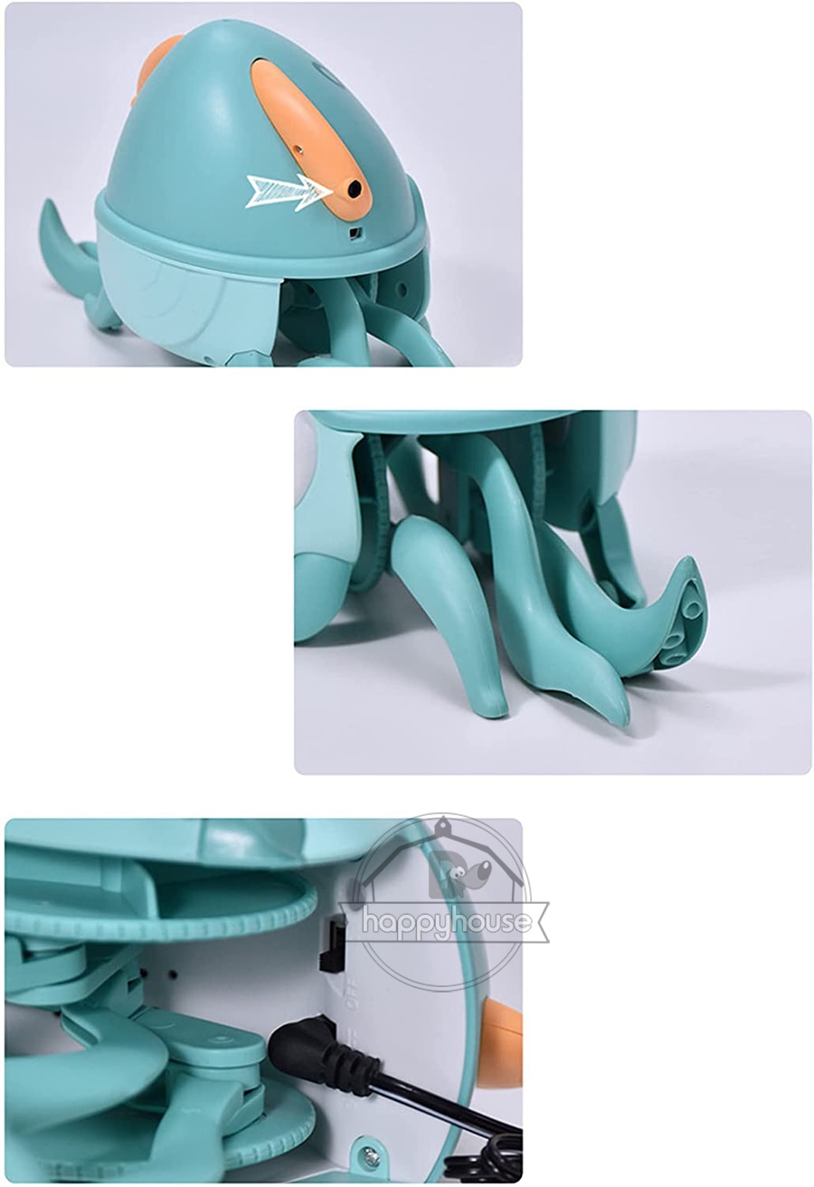 Crawling Crab Baby Toys with Music LED Light Up Musical Toys for Toddler Automatically Avoid Obstacles Interactive Toys for Kids - Images 13