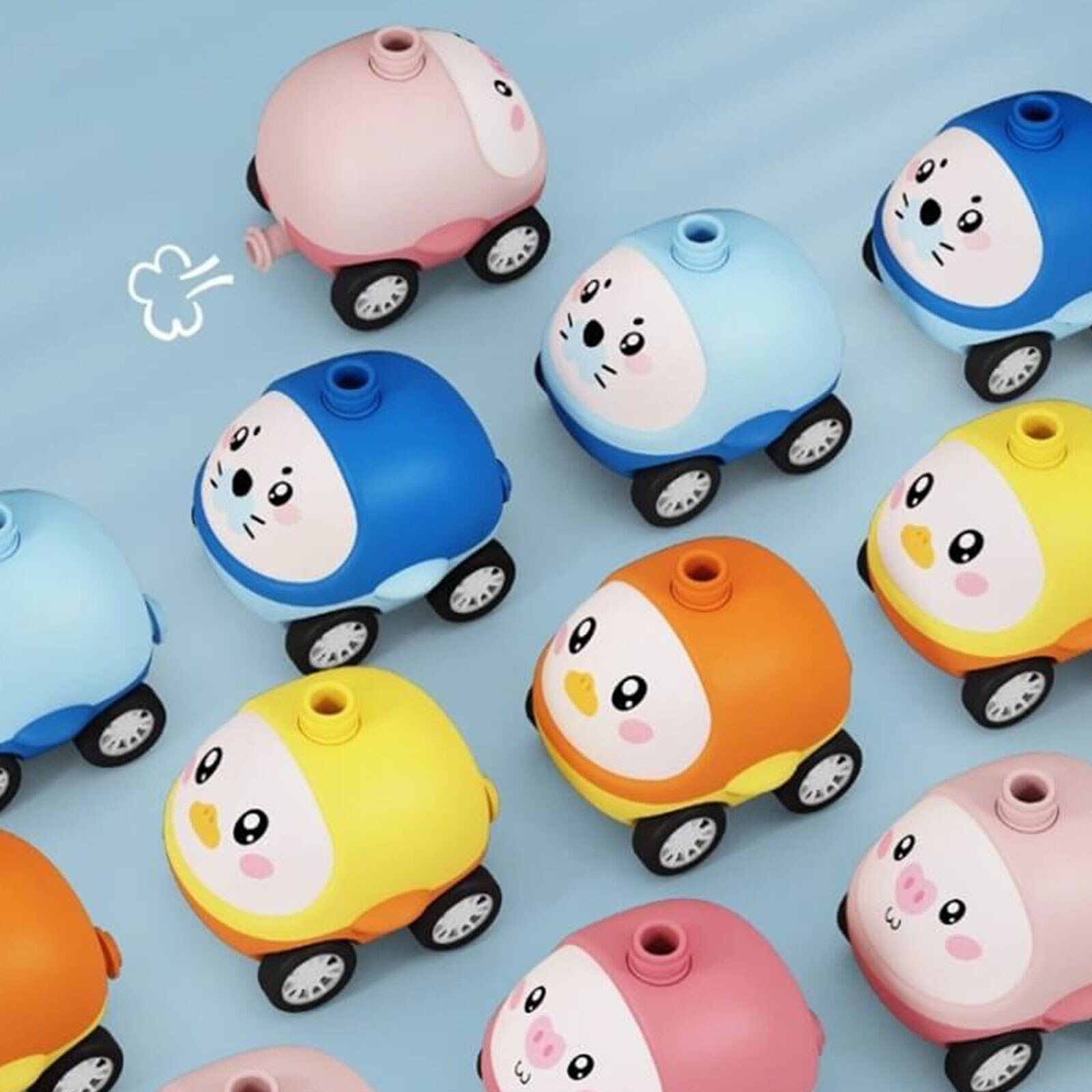 Creative Balloon Inflation Launcher Parent-child Interaction Funny Aerodynamic Ball Auto Toys Early Educational for Boys Girls - Images 7