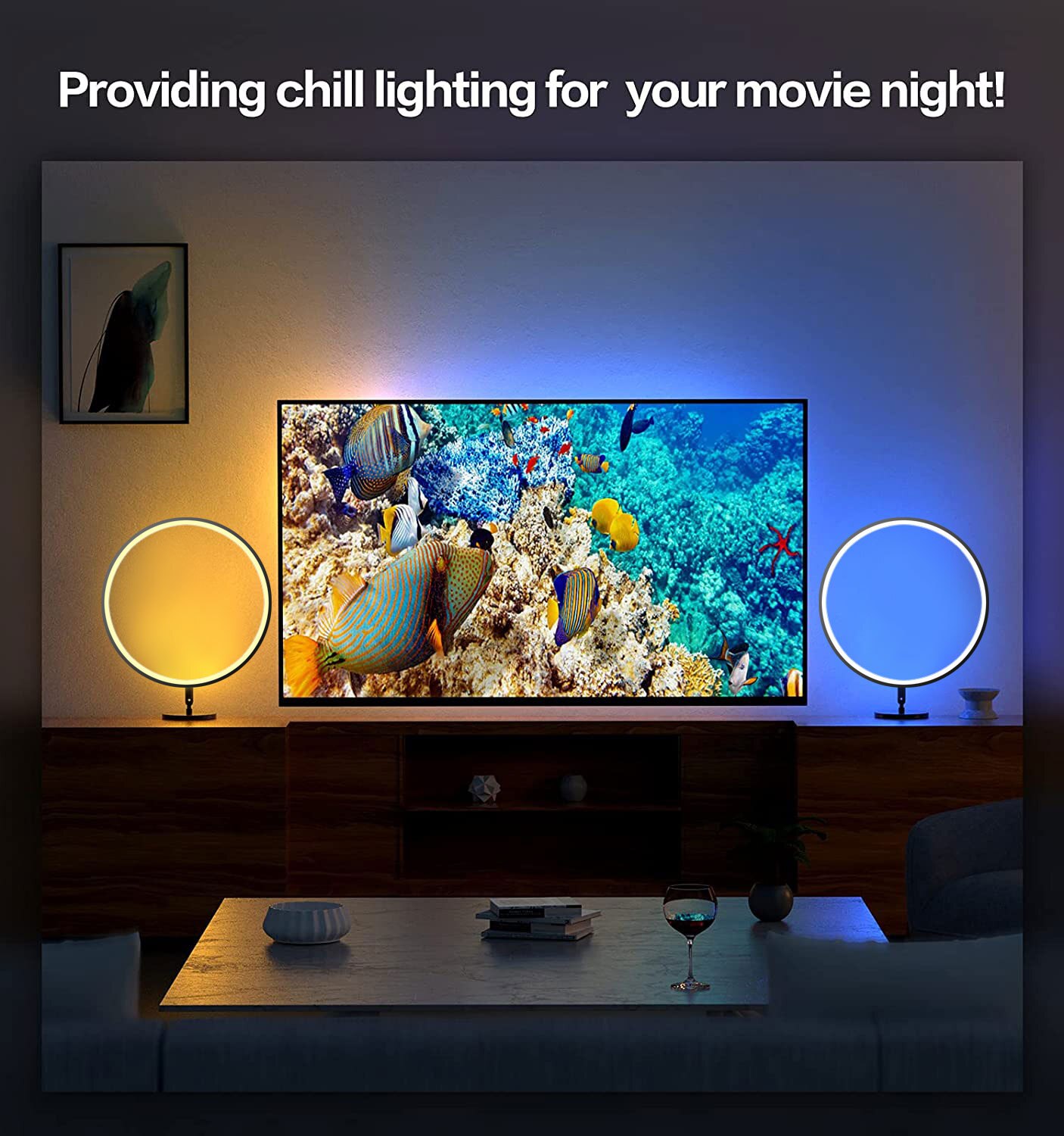 Creative Smart Neon Night Light USB RGB Desktop Atmosphere Table Lamp Bluetooth Wall Lamp Suitable for Game Room Bedroom Decor - Images 3
