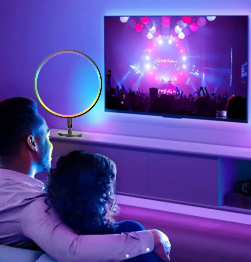 Đèn Ngủ Neon Thông Minh Sáng Tạo USB RGB Để Bàn Bầu Không Khí Đèn Bàn Bluetooth Đèn Tường Thích Hợp Cho Phòng Game Trang Trí Phòng Ngủ