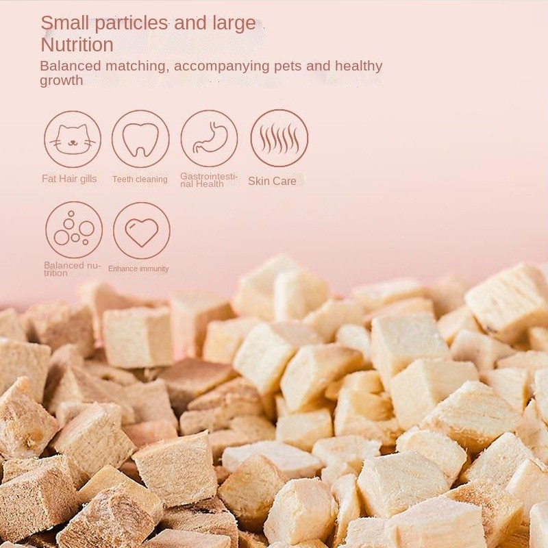 Đồ ăn nhẹ chó mèo đông khô gà ức gà đông khô