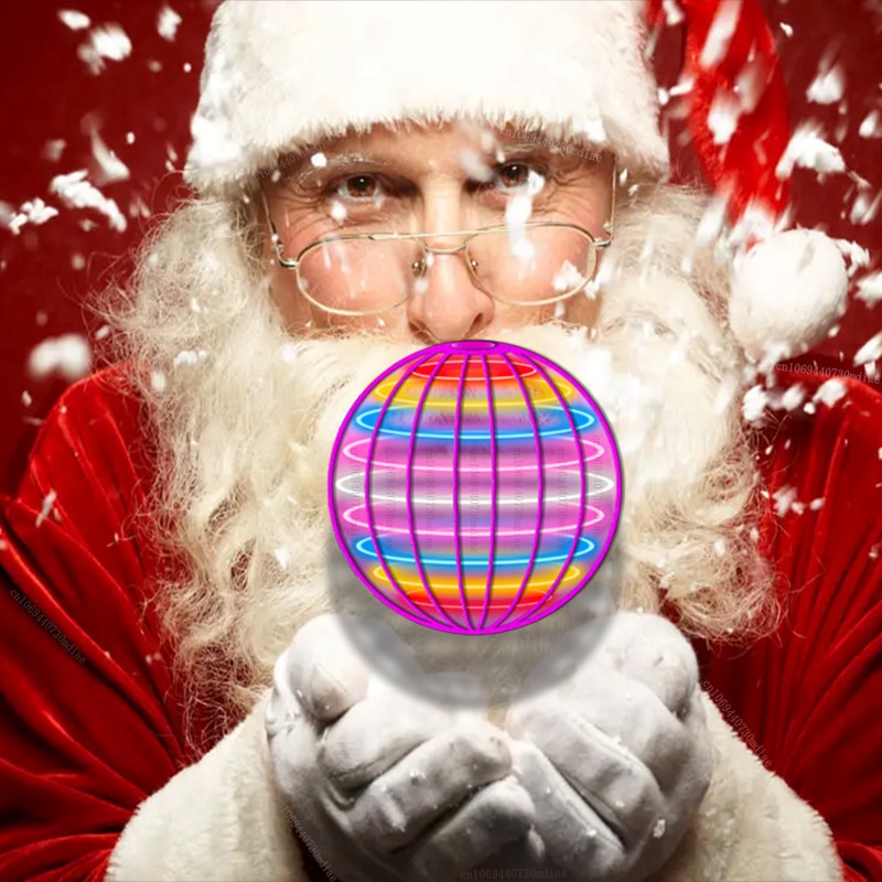 Flying Ball Boomerang Flyorb Magic With LED Lights Drone Hover Ball Fly Nova Orb Flying Spinner Fidget Toys Children Family Gift - Images 1