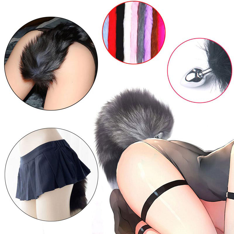 Fox Tail Anal Plug Butt Plug Metal Adult Products Anal Sex Toys for Woman Couples Men Adults Games Sex Shop Toys For Adults18 - Images 3