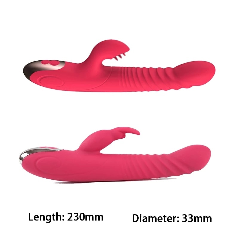 G Spot Vibrator Sex Toy for Women Dildo Vagina Clitoris Massager 7*7 Speeds Vibrating Dildo with Sucking Adult Sex Toys - Images 6