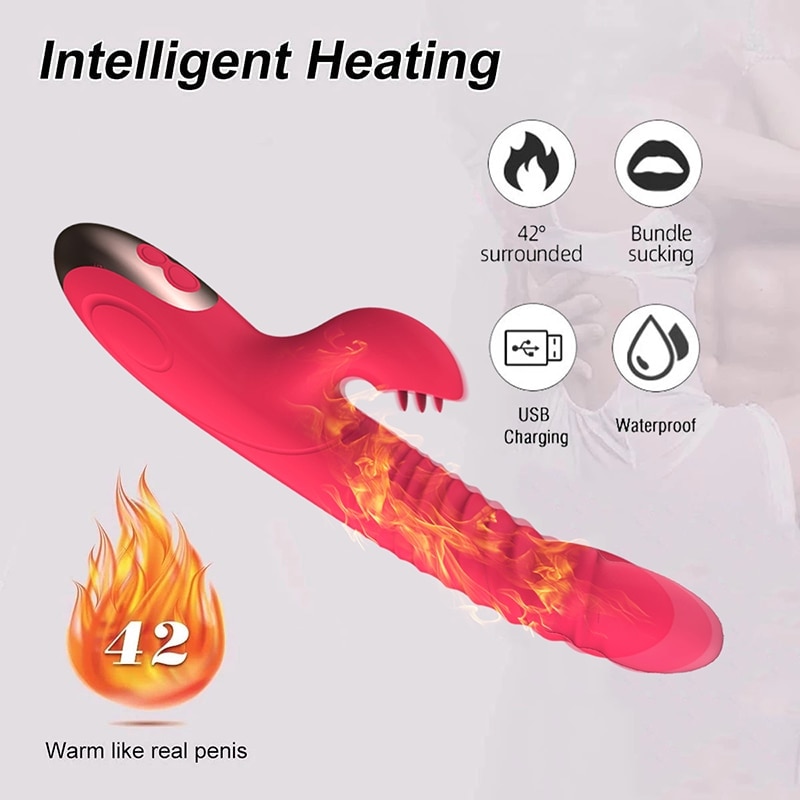 G 스팟 바이브레이터 여성용 섹스 토이 Dildo Vagina Clitoris Massager 7*7 성인 섹스 토이를 빠는 진동 딜도 속도 - imaget 5