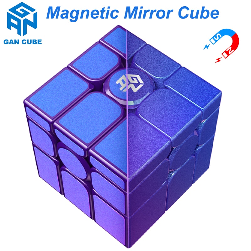 GAN 미러 M UV 코팅 자기 매직 큐브 3X3X3 3x3 전문 속도 퍼즐 Fidget 어린이 장난감 특수 자석 Cubo Magico
