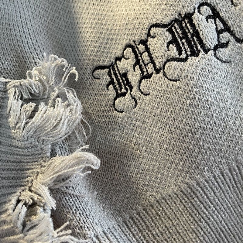Gothic Letter Pullover Hip Hop Streetwear Bat Skeleton Print New  Knitted Sweater Menautumn Harajuku Cotton Sweater Women 2022 - Images 21