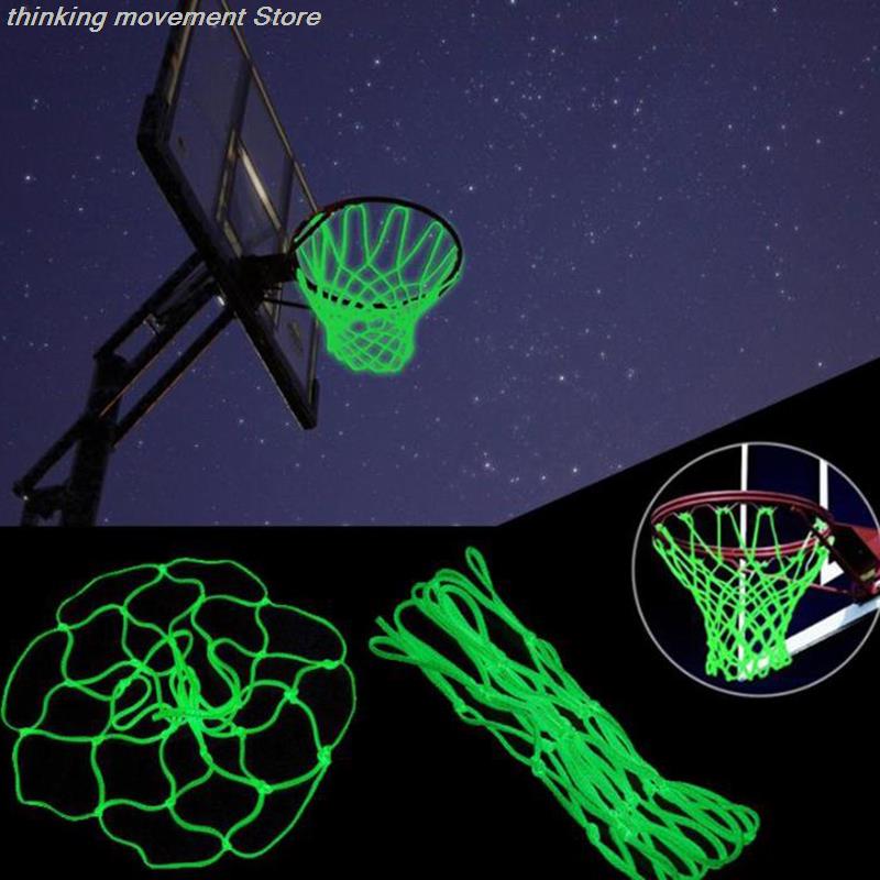 Green Fluorescent Basketball Net Luminous Basketball Net Night Sports Fluorescent Standard Basketball Net Color Random - Images 14