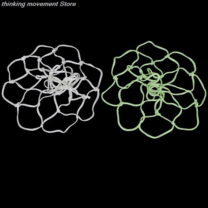 Green Fluorescent Basketball Net Luminous Basketball Net Night Sports Fluorescent Standard Basketball Net Color Random