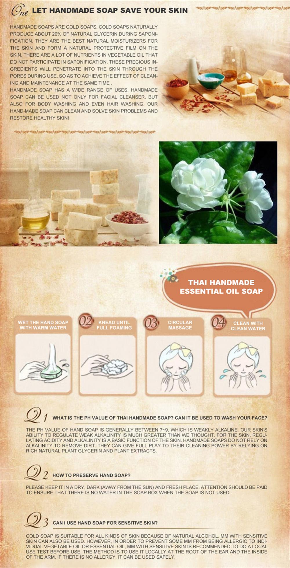 Handmade Soap Whitening Soap Skin Lightening Soap Hand Made Soap Glutathione Whitening Soap Skin Bleaching Cleaning Bath Soaps - Images 12