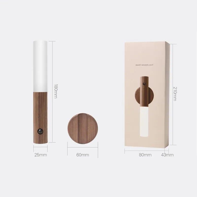 Home Wireless Magnetic Wall Hanging Corridor LED Light Auto Sensor Motion Lamp