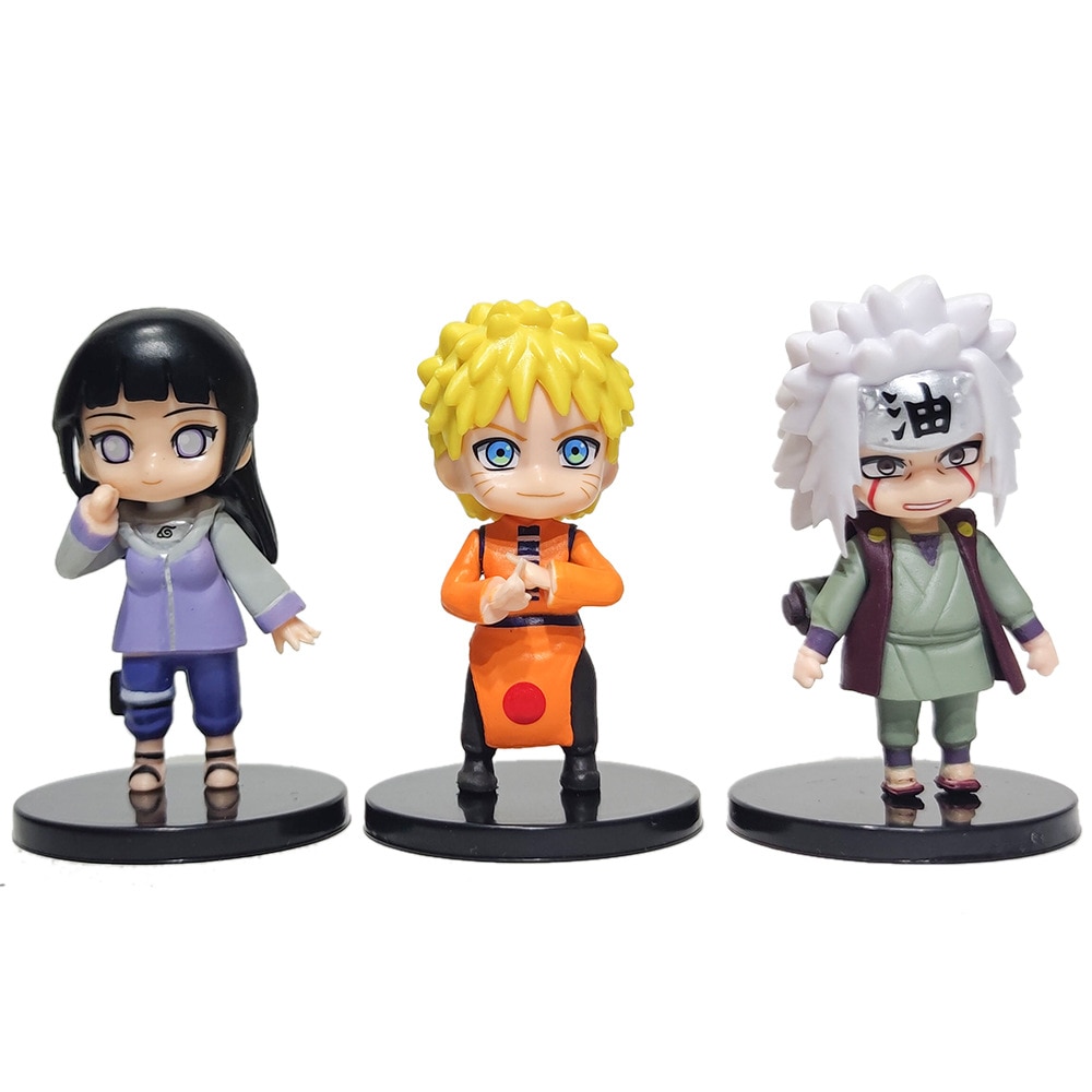 Hot 12 Cái/bộ Anime Danh Sách Tập Phim Naruto Shippuden Hinata Sasuke Itachi Kakashi Gaara Anime Hình Q Phiên Bản Nhựa PVC Nhân Vật Đồ Chơi búp Bê Kid Tặng - Ảnh 9