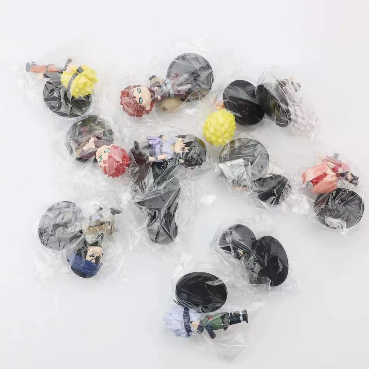 Hot 12pcs/set Anime Naruto Shippuden Hinata Sasuke Itachi Kakashi Gaara anime figure Q Version PVC Figures Toys Dolls Kid Gift - Images 17