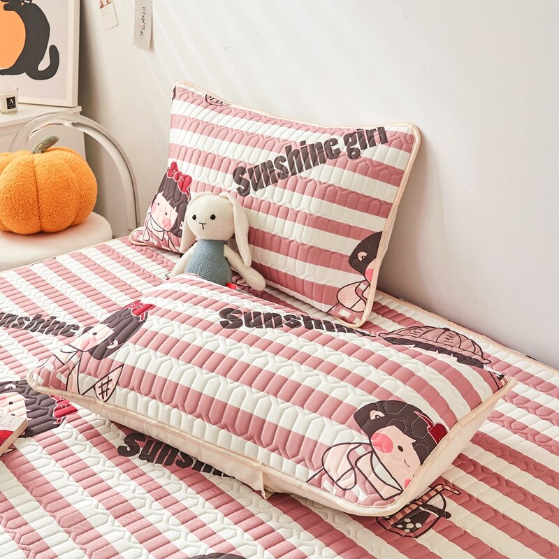 Ice Cool Bed Mat Fitted Sheet Comfortable Latex Summer Sleep Mattress Topper Bedspreads Cover Queen Size Bed Linen for Bedroom - Images 43