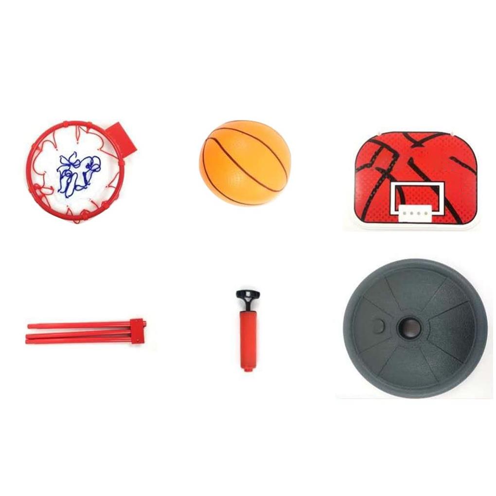 Kid Basketball Hoop Waterproof Adjustable Basketball Toy Durable Goal Toys Colored Plastic Sport Plaything Outdoor