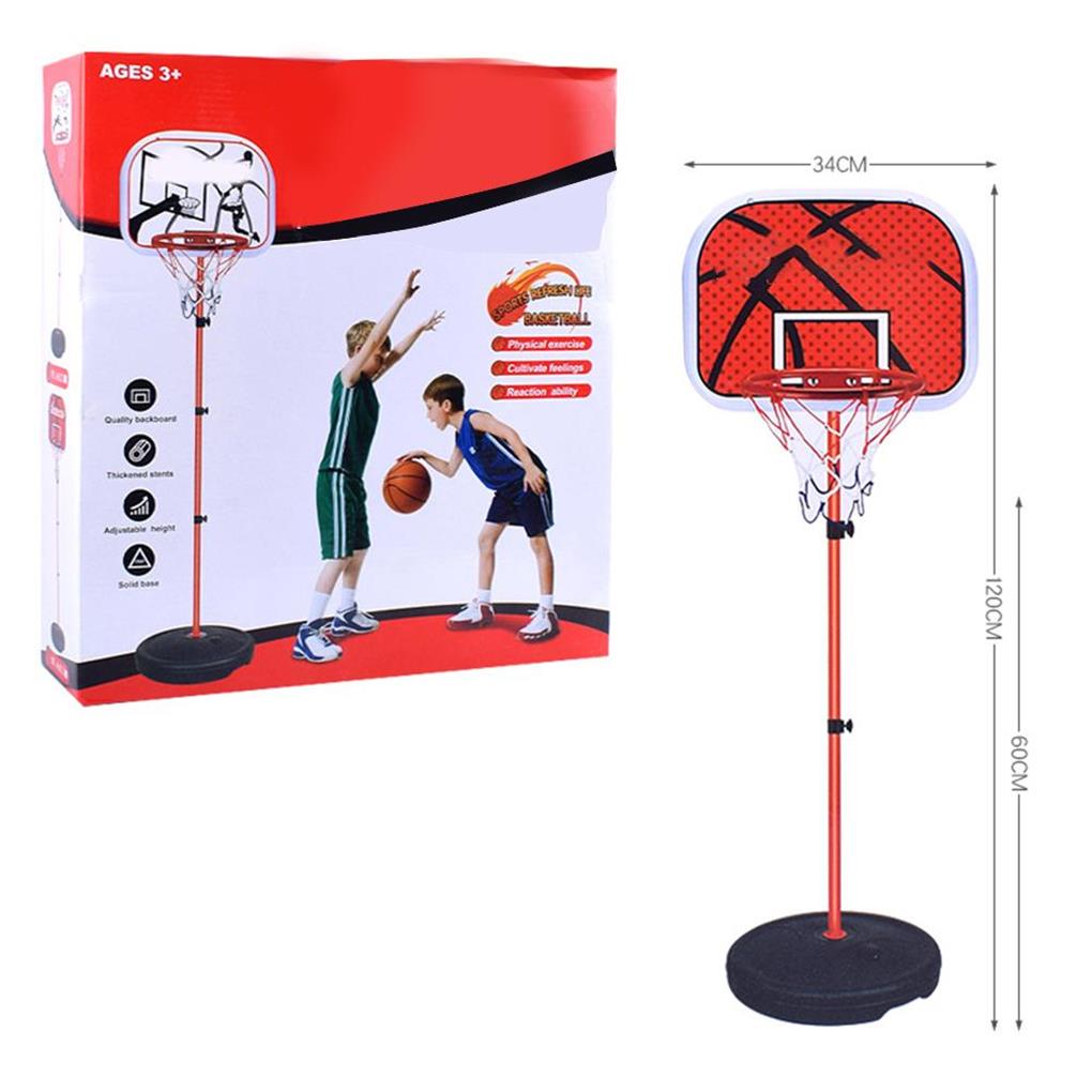 Kid Basketball Hoop Waterproof Adjustable Basketball Toy Durable Goal Toys Colored Plastic Sport Plaything Outdoor