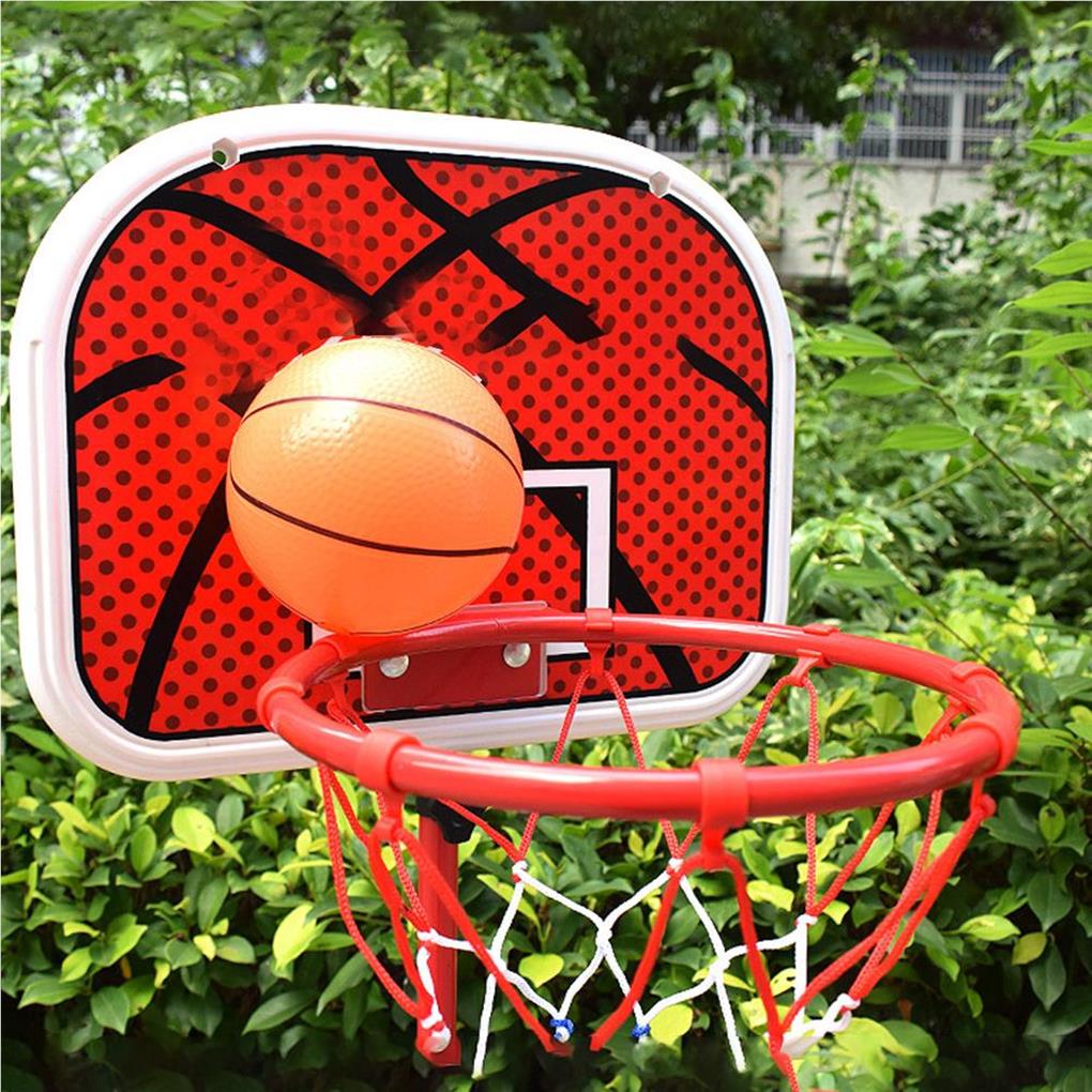 Kid Basketball Hoop Waterproof Adjustable Basketball Toy Durable Goal Toys Colored Plastic Sport Plaything Outdoor