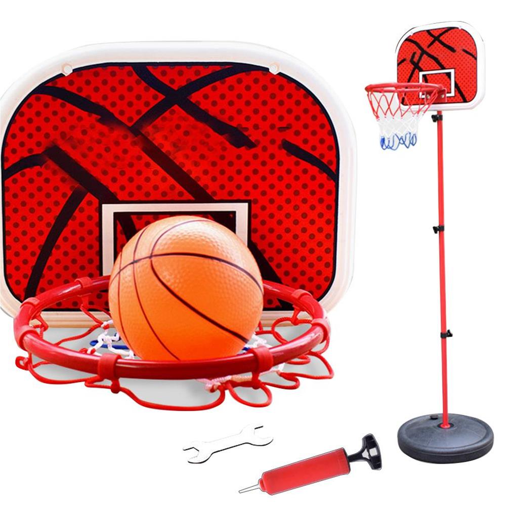 Kid Basketball Hoop Waterproof Adjustable Basketball Toy Durable Goal Toys Colored Plastic Sport Plaything Outdoor