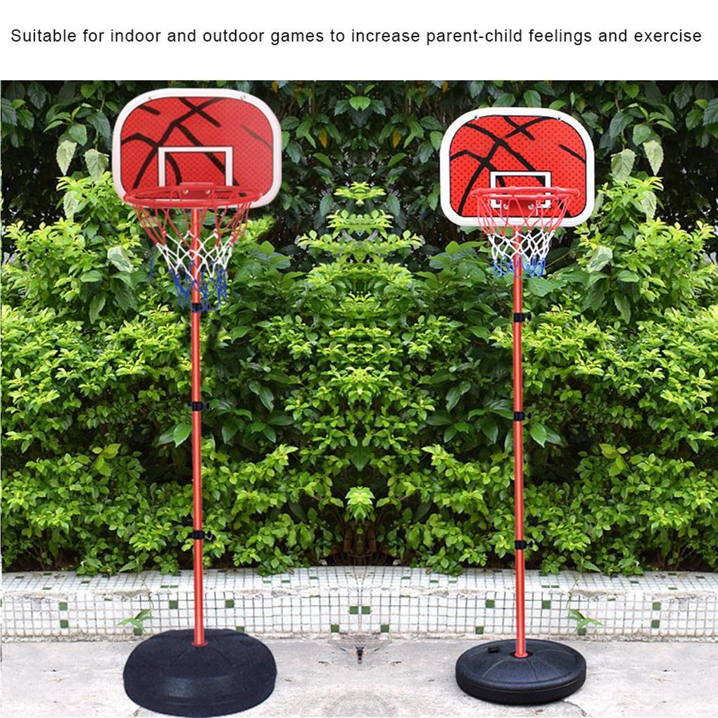 Kid Basketball Hoop Waterproof Adjustable Basketball Toy Durable Goal Toys Colored Plastic Sport Plaything Outdoor - Images 5