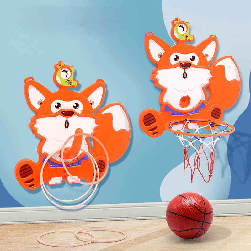 Kids Sports Toys Basketball Hoop Toys Indoor Home Basketball Board Throw Balls Games for Children 2-5 Years Old Outdoor Toys