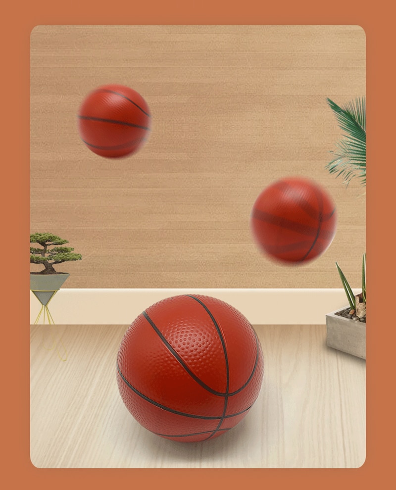 Kids Sports Toys Basketball Hoop Toys Indoor Home Basketball Board Throw Balls Games for Children 2-5 Years Old Outdoor Toys - Images 7