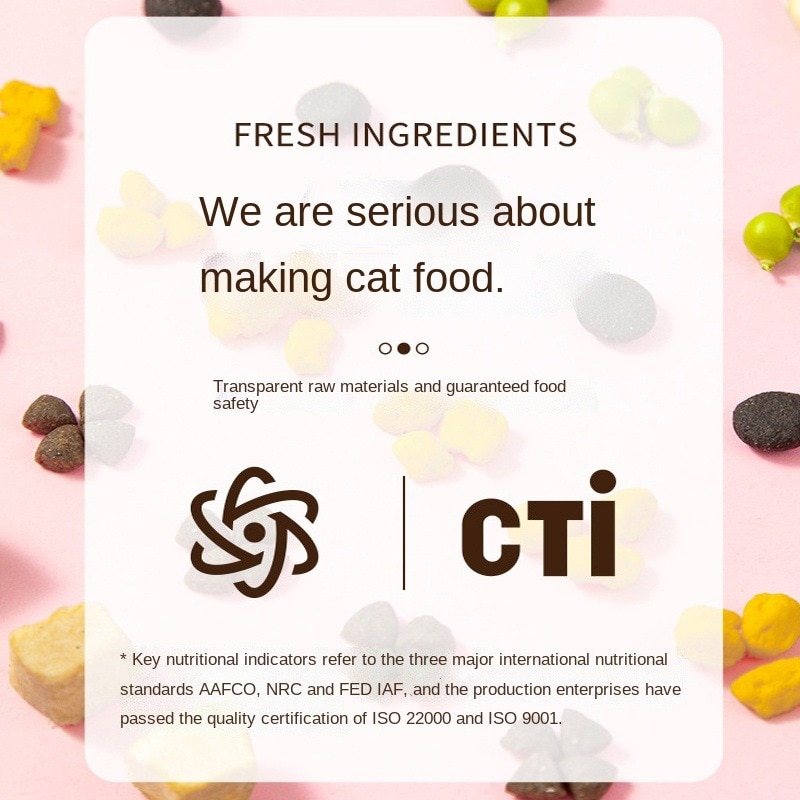 Kitty cat food freeze-dried, crushed and broken, full-price milk cake, chicken, nutrition, fattening and gills 1-12 months