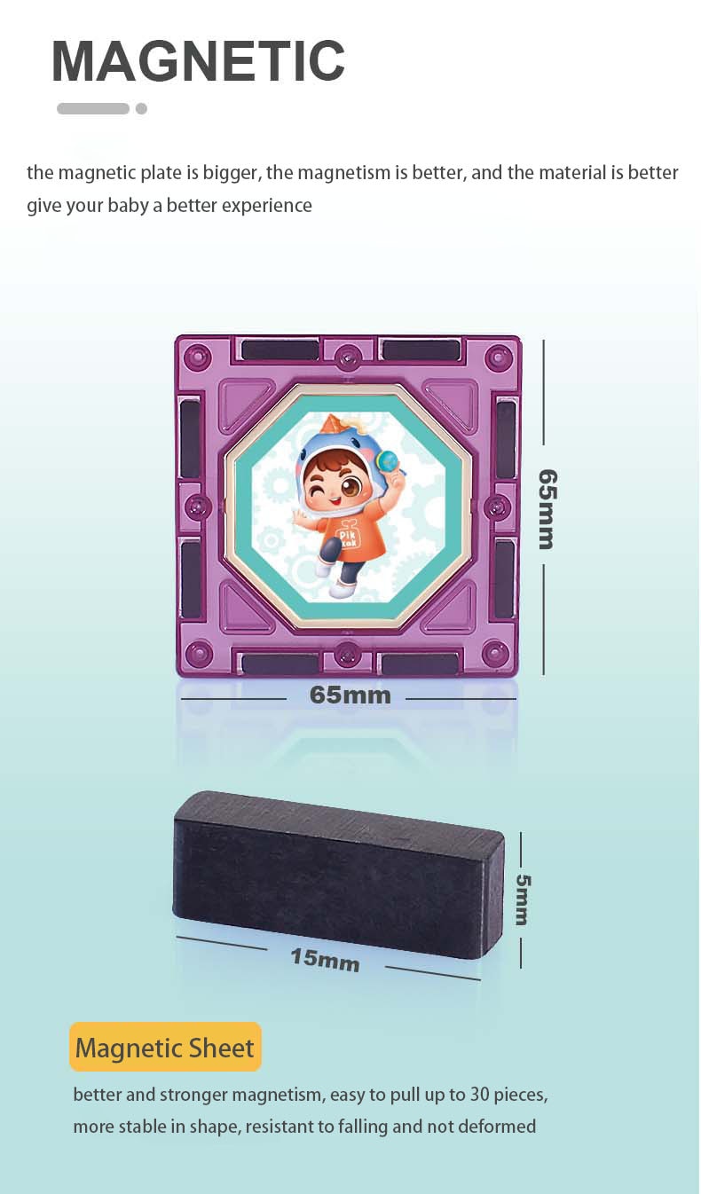 LED 마그네틱 블록 트랙 빌딩 벽돌 구슬 공 어린이 장난감 건설 경쟁 실행 파이프 라인 빌딩 블록 - imaget 12