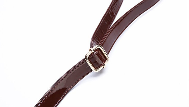 Luxury Handbags Alligator Designer PU Patent Leather Crossbody Bag For Women Tote Retro Ladies Messegner Shoulder Bag Bolsa - Images 24