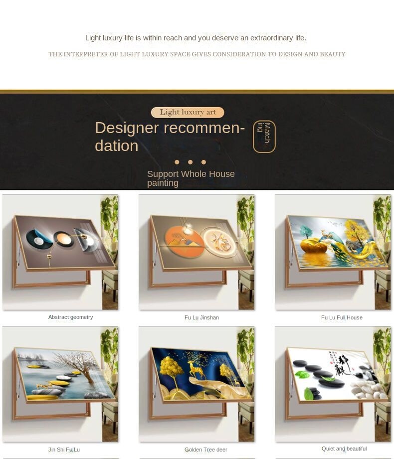 Modern Electric Meter Box Decoration Accessories Painting Home Living Room Wall Art Print Decor Pictures Hydraulic Poster Frame - Images 24