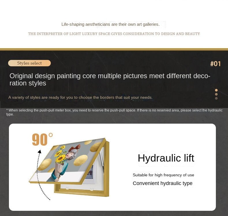Modern Electric Meter Box Decoration Accessories Painting Home Living Room Wall Art Print Decor Pictures Hydraulic Poster Frame - Images 9