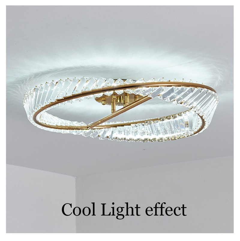 Modern LED Luxury Crystal Ceiling Lights for Living Room Bedroom Kitchen Decoration Chandeliers Home Indoor Ceiling Lamps Lustre - Images 14