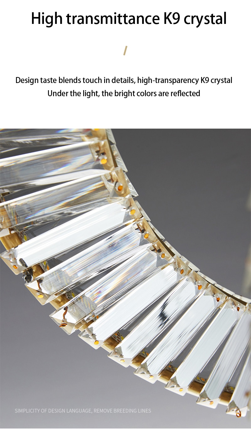 Modern LED Luxury Crystal Ceiling Lights for Living Room Bedroom Kitchen Decoration Chandeliers Home Indoor Ceiling Lamps Lustre - Images 11