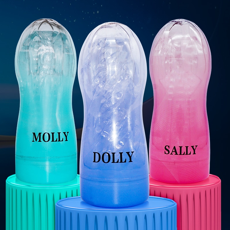 Male Masturbator Cup Soft Pussy Sex Toys Transparent Vagina Adult Endurance Exercise Sex Products Vacuum Pocket Cup for Men