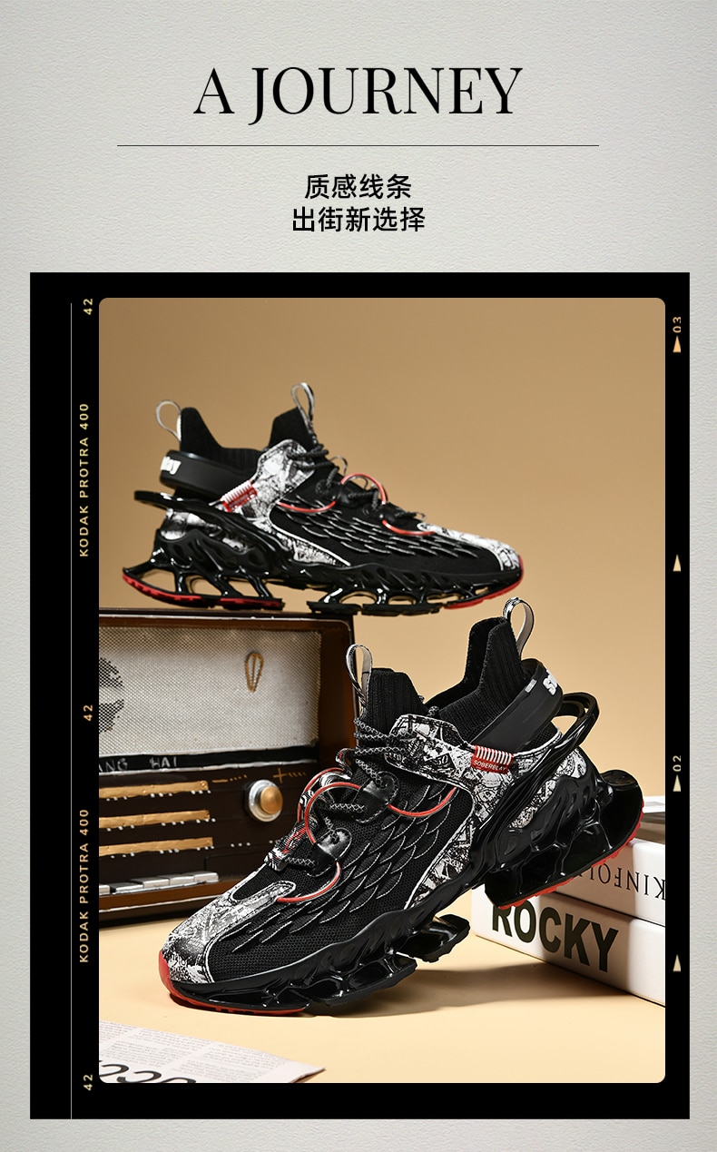 Giày Nam Sneakers Nam tenis Sang Trọng Thiết Kế Giày Nam Giày Đế Giày Thời Trang Lưỡi Dao Cho Nữ Giày Chạy Bộ Cho Nam - Ảnh 31