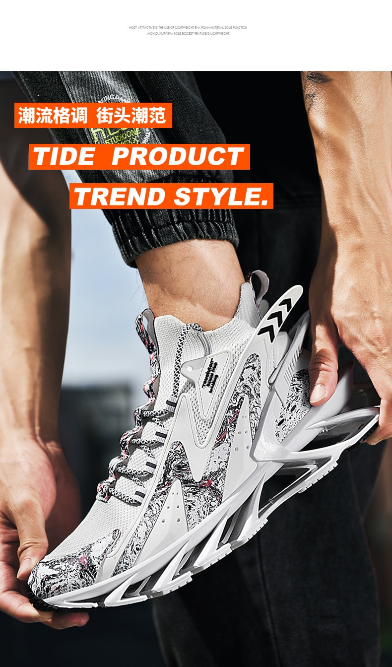 Giày Nam Sneakers Nam tenis Sang Trọng Thiết Kế Giày Nam Giày Đế Giày Thời Trang Lưỡi Dao Cho Nữ Giày Chạy Bộ Cho Nam - Ảnh 7