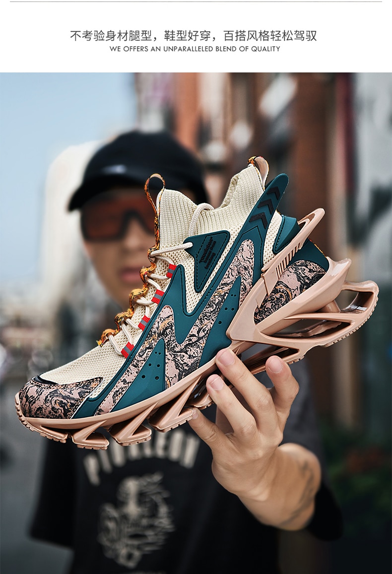 Giày Nam Sneakers Nam tenis Sang Trọng Thiết Kế Giày Nam Giày Đế Giày Thời Trang Lưỡi Dao Cho Nữ Giày Chạy Bộ Cho Nam - Ảnh 11