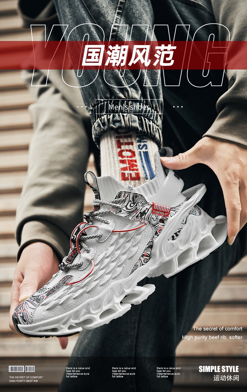 Giày Nam Sneakers Nam tenis Sang Trọng Thiết Kế Giày Nam Giày Đế Giày Thời Trang Lưỡi Dao Cho Nữ Giày Chạy Bộ Cho Nam - Ảnh 30