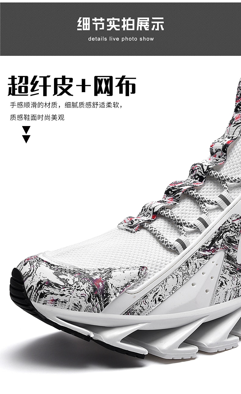 Giày Nam Sneakers Nam tenis Sang Trọng Thiết Kế Giày Nam Giày Đế Giày Thời Trang Lưỡi Dao Cho Nữ Giày Chạy Bộ Cho Nam - Ảnh 4