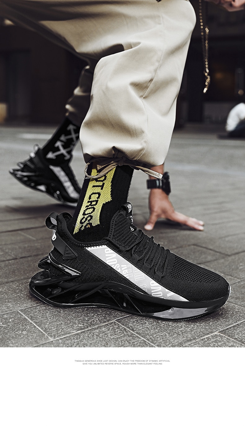 Giày Nam Sneakers Nam tenis Sang Trọng Thiết Kế Giày Nam Giày Đế Giày Thời Trang Lưỡi Dao Cho Nữ Giày Chạy Bộ Cho Nam - Ảnh 42