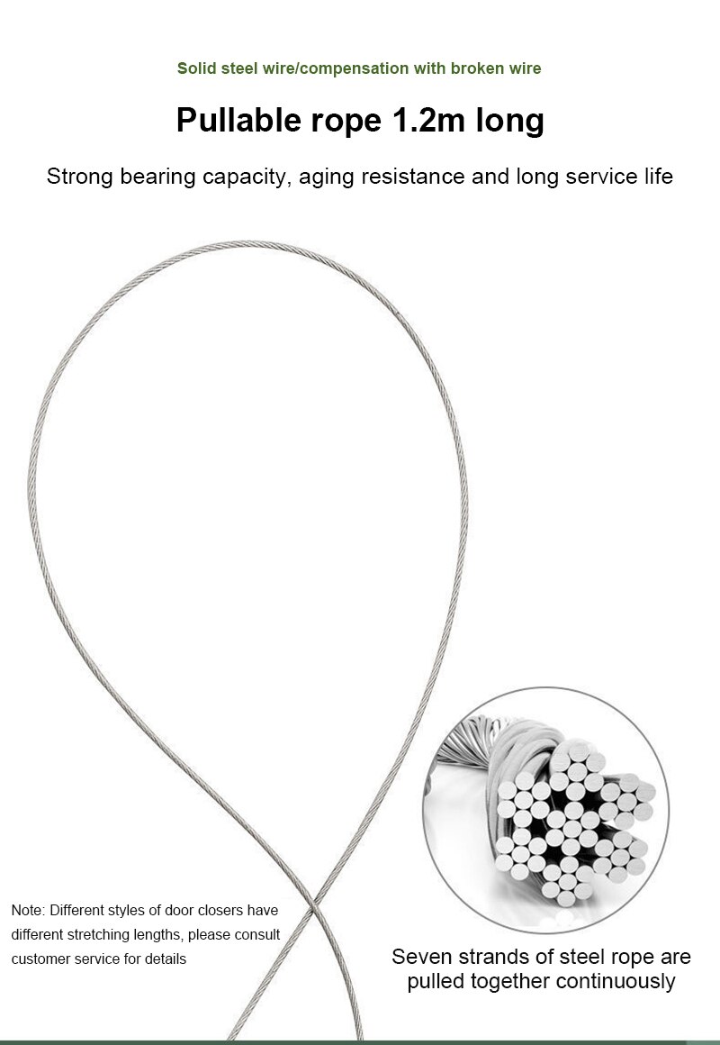 Multifunctional Automatic Door Closer Punch-Free Automatic Sensor Door Closer For Office Kitchen Bathroom Bedroom Doors - Images 8