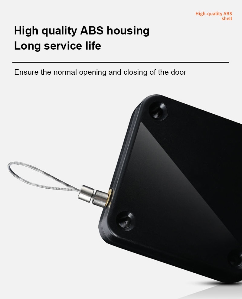 Multifunctional Automatic Door Closer Punch-Free Automatic Sensor Door Closer For Office Kitchen Bathroom Bedroom Doors - Images 5