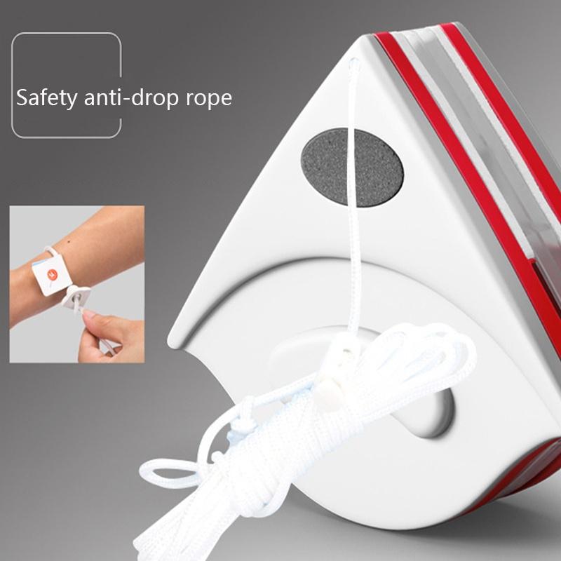 Nam châm lau kính cửa sổ từ tính hai mặt Bàn chải nhà Wizard Wiper Công cụ làm sạch bề mặt - Ảnh 3