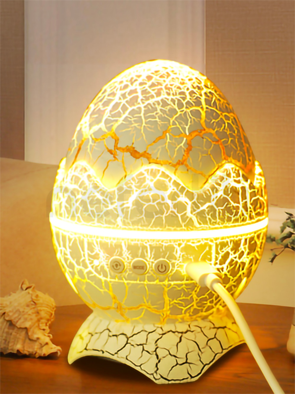 NEFERTITI Star Projector Dinosaur Eggs Galaxy Projector White Noise Bluetooth Speaker LED Night Lights for Kids Room Decor Gifts - Images 5