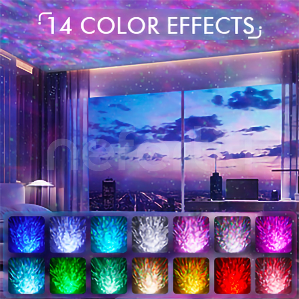 NEFERTITI Star Projector Dinosaur Eggs Galaxy Projector White Noise Bluetooth Speaker LED Night Lights for Kids Room Decor Gifts - Images 6