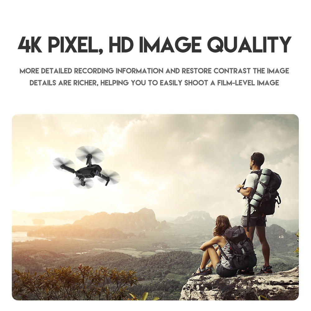 New 2023 E88Pro RC Drone 4K Professinal With 1080P Wide Angle HD Camera Foldable RC Helicopter WIFI FPV Height Hold Gift Toy - Images 8
