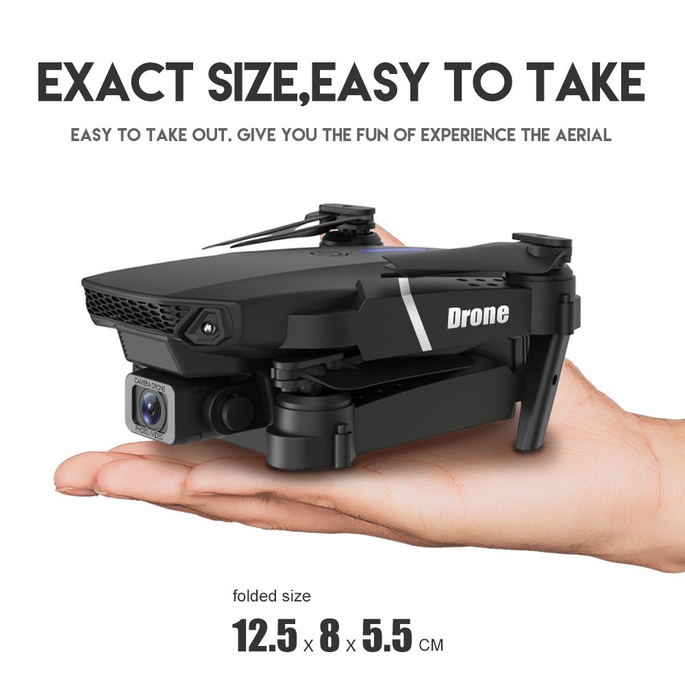 New 2023 E88Pro RC Drone 4K Professinal With 1080P Wide Angle HD Camera Foldable RC Helicopter WIFI FPV Height Hold Gift Toy - Images 6