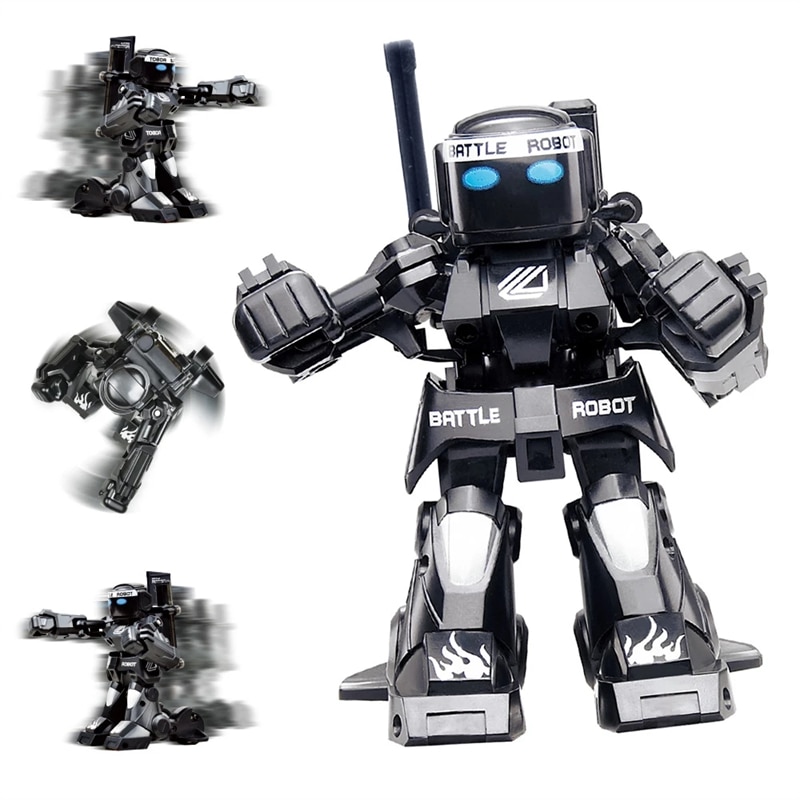 New Battle Fighting RC Robot Toy Boys Remote Control Body Sense Control Smart Robot Intelligent Electric Toys For Children Gifts