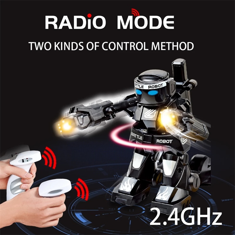 New Battle Fighting RC Robot Toy Boys Remote Control Body Sense Control Smart Robot Intelligent Electric Toys For Children Gifts - Images 2